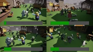 Knights v Zombies