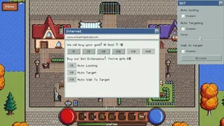 Game About Botting in an MMORPG