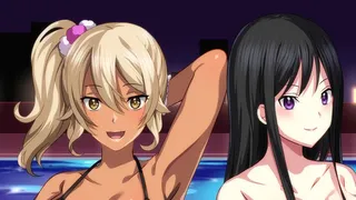 Horny Ladies at the Members-Only Pool After Dark