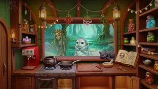 GREEN WITCH WAGON
