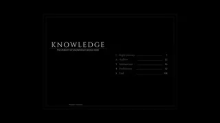 KNOWLEDGE