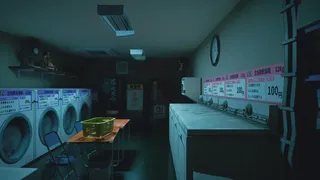 開かないランドリー