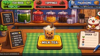 Daily Brew Idle: Milk Tea Tycoon