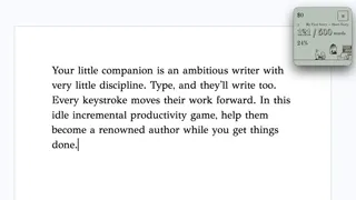 Little Writer Desktop Companion
