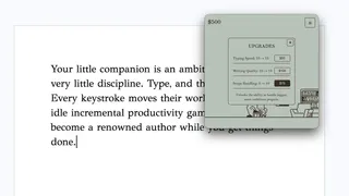 Little Writer Desktop Companion