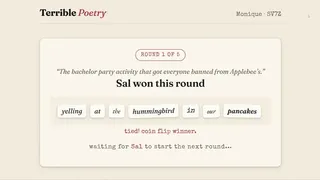 Terrible Poetry
