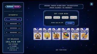 Rank Risk: Guess the Order