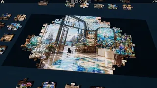 Jigsaw Diorama: The Alchemist and the Eclipse