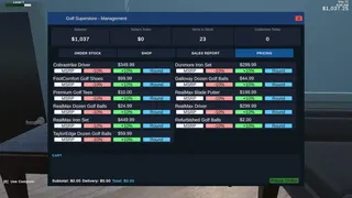Golf Superstore Simulator