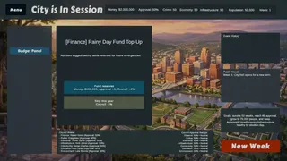 Mayor: City in Session