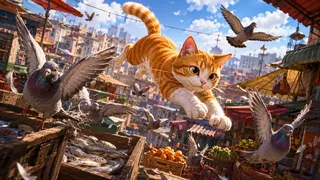 Скриншот 5 к игре 猫猫跑酷