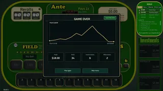 Incrementable Craps