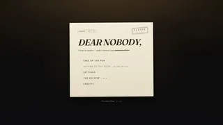 Dear Nobody