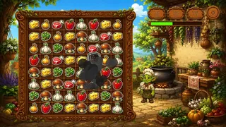 Goblin and Recipes: Match-3 Adventure