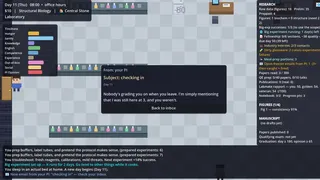 A PhD Simulator - Publish & Perish