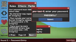 Password Not Valid
