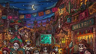 100 Calavera Cats