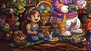 100 Easter Cats