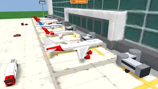 Пиксельный магнат аэропорта 3D