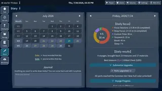 Скриншот 7 к игре Dive Log: A Focus Voyage