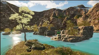 Mountain Surfer Drone Racing Game