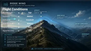 Mountain Surfer Drone Racing Game