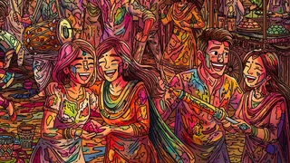 100 Holi Cats