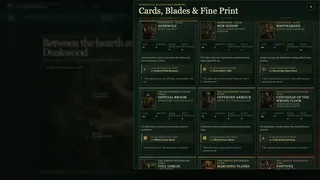 Karten, Klingen & Kleingedrucktes