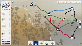 Ski Lines: Карта трасс