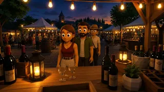 Outdoor Wine Market Simulator