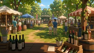 Скриншот 5 к игре Outdoor Wine Market Simulator