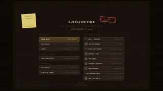 Rules for Thee