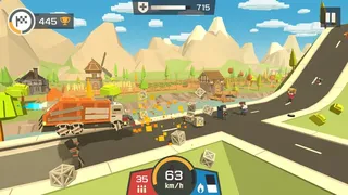 Zombie Derby: Blocky Roads
