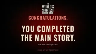 The World's Shortest Horror Game