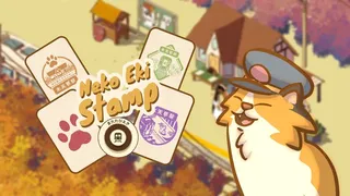 Neko Eki Stamp