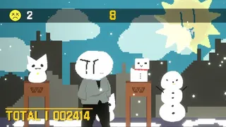 눈사람 뿌수기