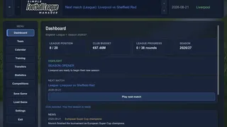 Simple Football League Manager