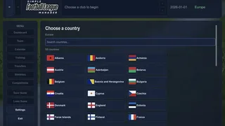 Simple Football League Manager