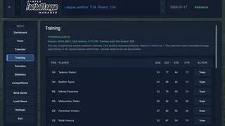 Simple Football League Manager