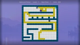 Gold and Robot