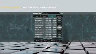 Скриншот 7 к игре Enkhbayar's Olympiad Chess: Multi-Board Team Matches