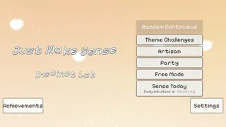 Just Make Sense: Instinct Lab