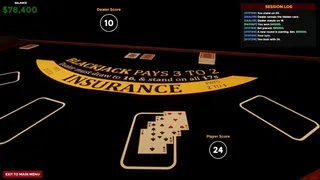 Скриншот 6 к игре Blackjack Simulator 2027