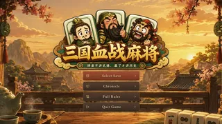 Скриншот 1 к игре Three Kingdoms: Blood Battle Mahjong