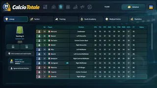 Скриншот 2 к игре Calcio Totale