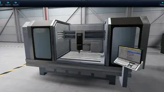 Скриншот 4 к игре Milling Machine Simulator 2: Machine Shop