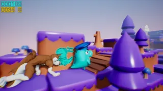 Скриншот 8 к игре Dino running from a FURRY: GAMESFORFARM