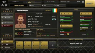 Скриншот 1 к игре Elite MMA Manager