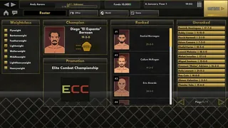 Скриншот 4 к игре Elite MMA Manager