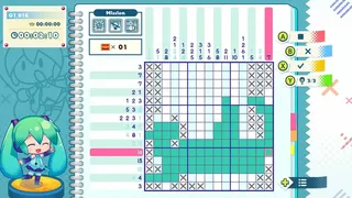 Скриншот 1 к игре Hatsune Miku Logic Paint S+